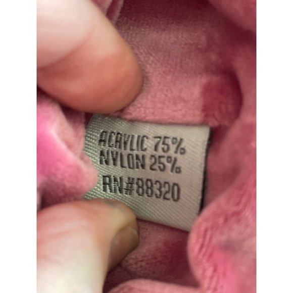 Kids Smiling Lined Fur Pom CC Beanie Warm Lining Purple Lavender NWT - Picture 7 of 8